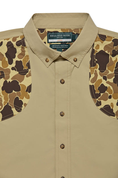 Active+ Field Shirt in Desert Tan/Original Camo