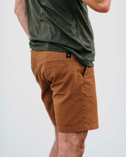 Heritage Short in Ground Nutmeg