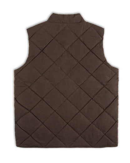Arthur Quilted Waxed Down Vest