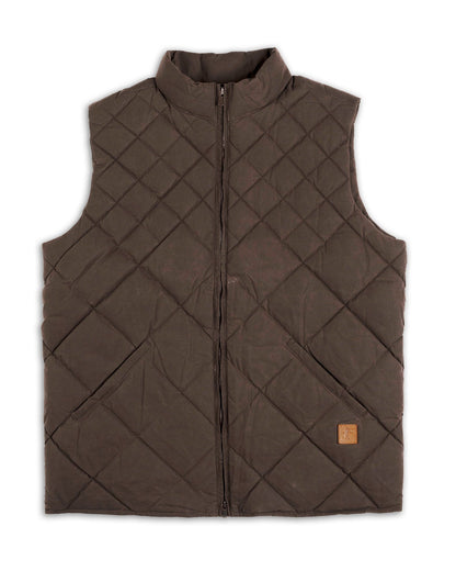 Arthur Quilted Waxed Down Vest