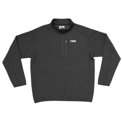 Men's Waffle 1/4 Zip Pullover (Carbon)