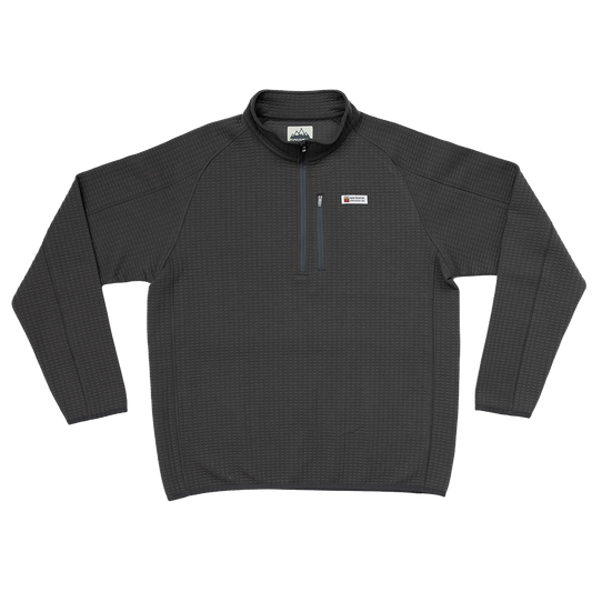 Men's Waffle 1/4 Zip Pullover (Carbon)