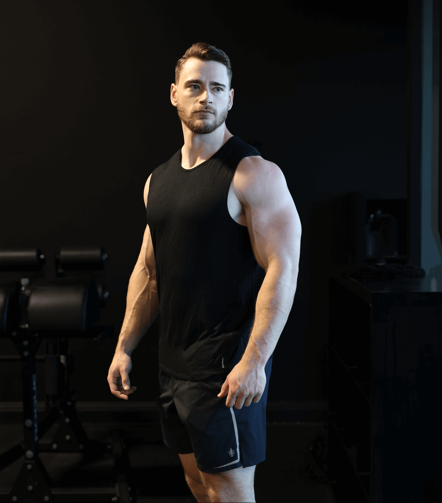 Bamboo Aerotech Tank - Heather Grey