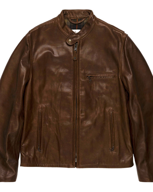 Schott x Ball and Buck Perfecto Leather Jacket
