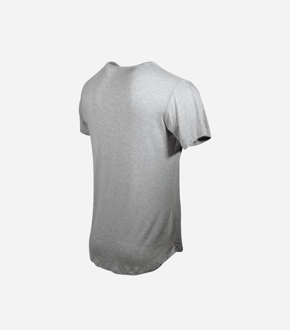 Bamboo Swift Curve-Hem Tee - Black