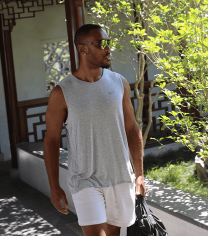 Bamboo Aerotech Tank - Training Div. Heather Grey